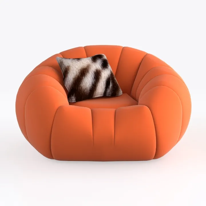 Sdorens Bubble Couch, Curved Loveseat Sofa, Memory