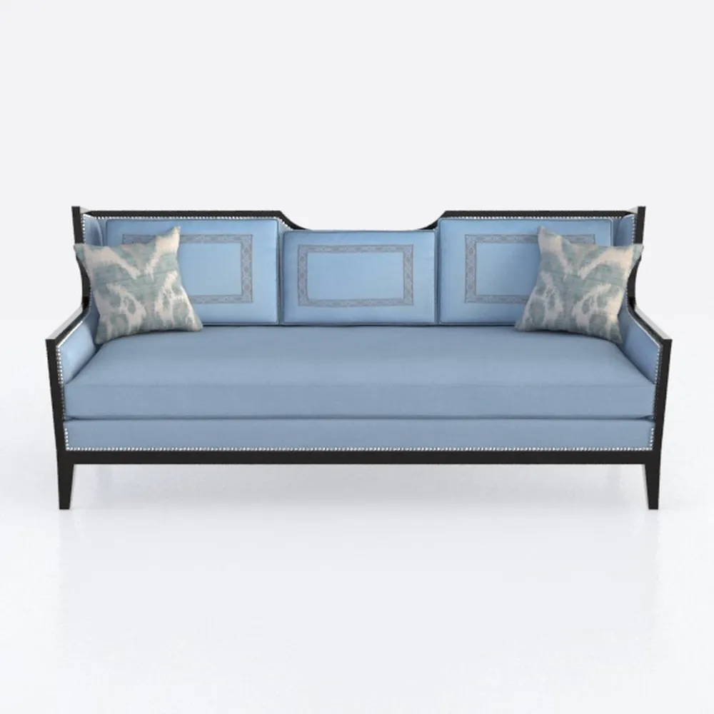 Patio Furniture Sofa, 3-Seat Patio Sofa Steel 
