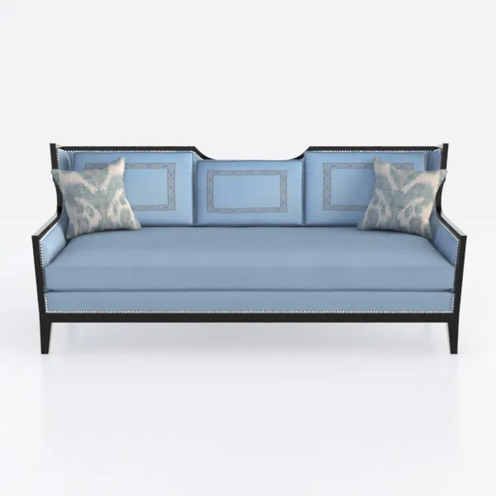 Patio Furniture Sofa, 3-Seat Patio Sofa Steel 
