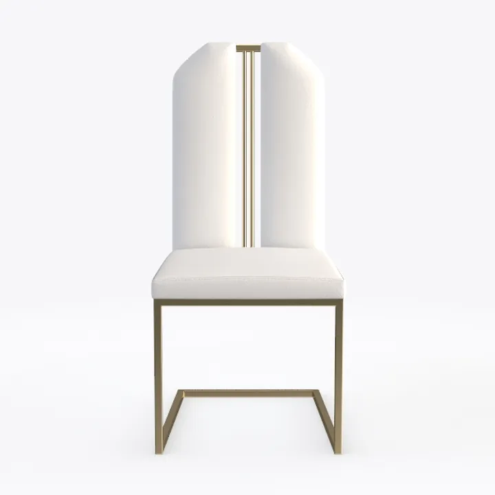 Goujxcy Dining Chairs Set of 4, Modern High Back