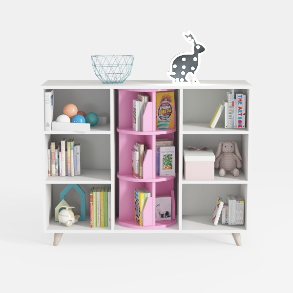 SUPER DEAL 12-Compartment Open Shelf Bookcase 47