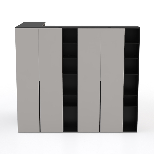 Metal Storage Cabinet with Locking Doors, Tall