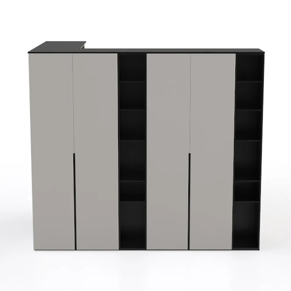 Metal Storage Cabinet with Locking Doors, Tall