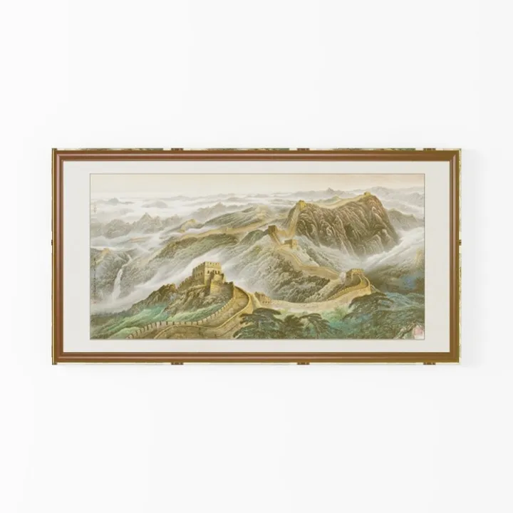 Aroutde White Hydrange Framed Canvas Wall Art