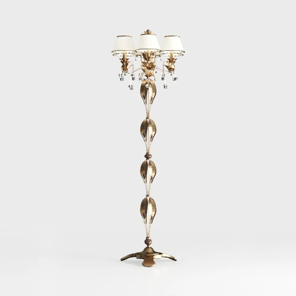 TOCHIC Crystal Table Lamp for Living Room, 3 Light