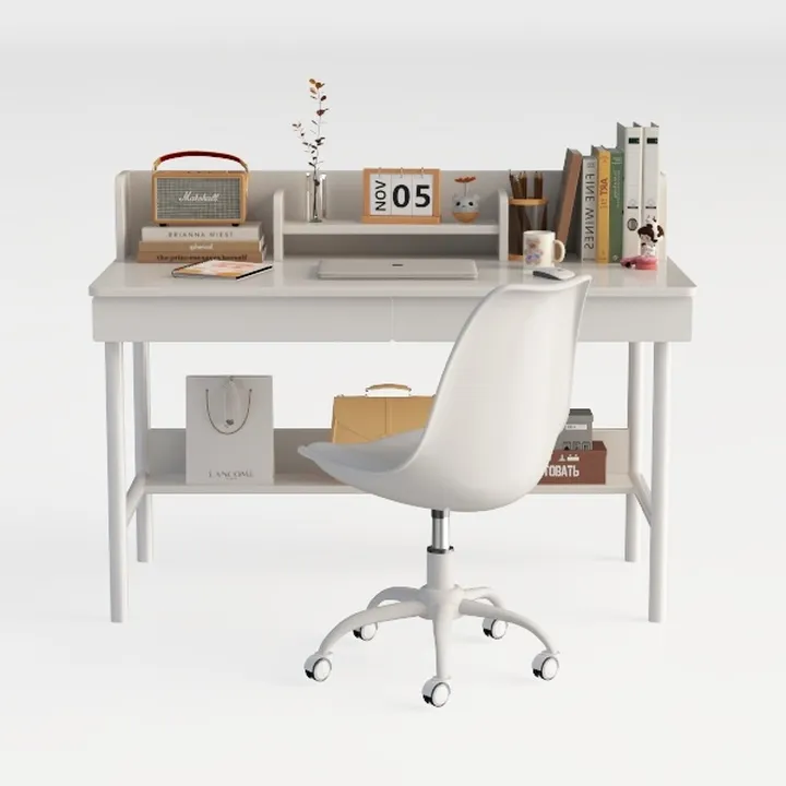 HDOFM 31.5 Inch Home Office Desk for Small Space,R