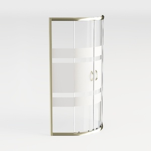 36" W*55" H Pivot Shower Door, Bathtub Shower