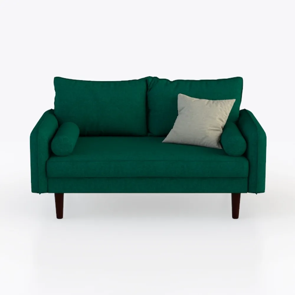67" Velvet Couch & Modern Loveseat Sofa for Living