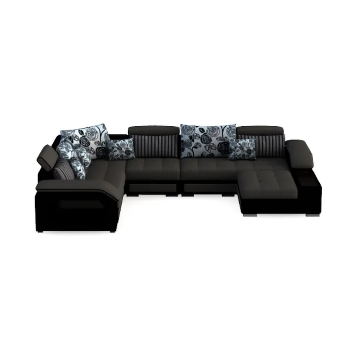 THSUPER 123'' Breather Leather Oversized U Shaped 