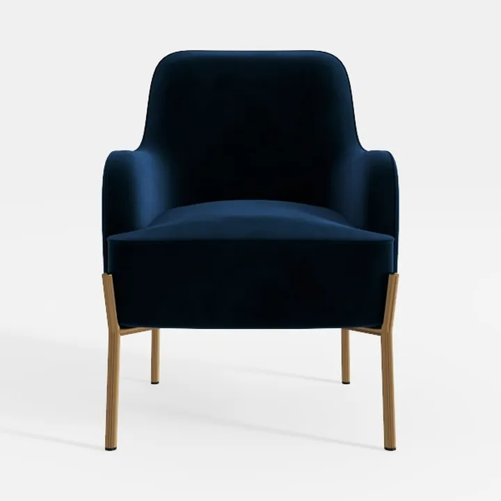 VESCASA Velvet Upholstered Dining Chair with Arms