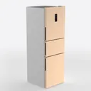 Refrigerator 418 Right 45 Degree View