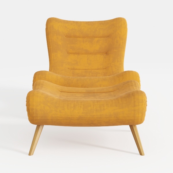 Accent Chairs with Solid Wood Frame,Upholstered Co