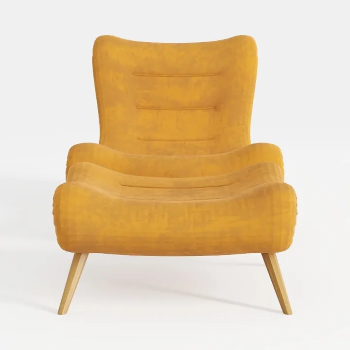 Accent Chairs with Solid Wood Frame,Upholstered Co