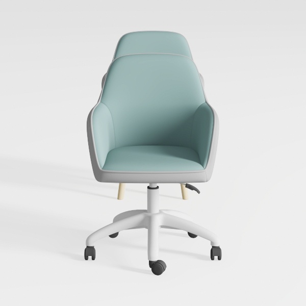 Premium Leather Swivel Chair with Extra Padding fo