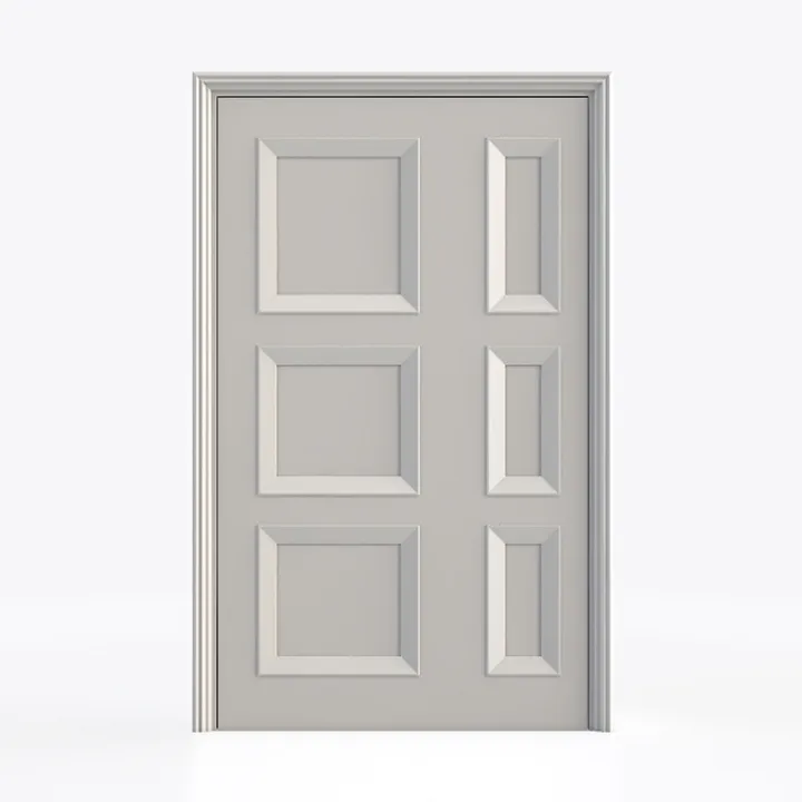 VDOMDOORS Front Exterior Prehung Metal-Plastic