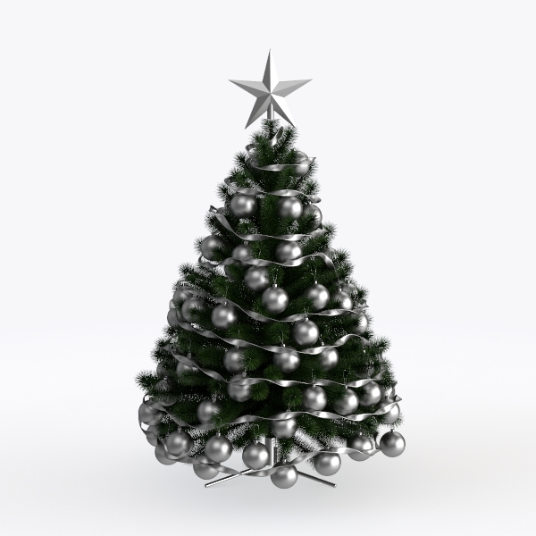 Christmas Tree Silver 31-1