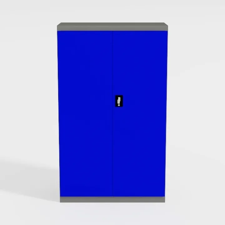 Steel Storage Cabinet for Home Office, Navy Blue
