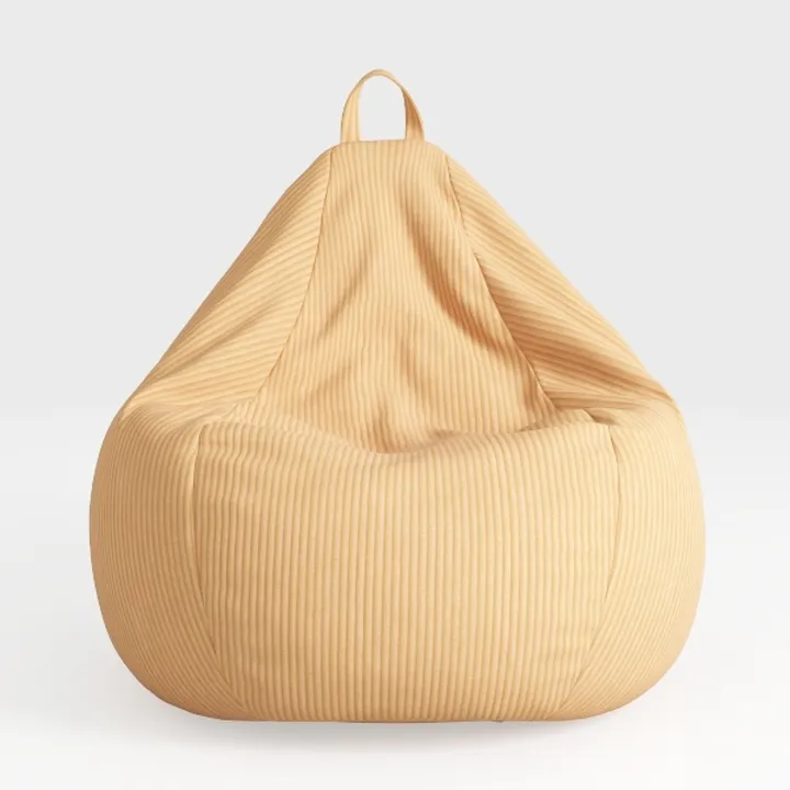 Yellow Bean Bag Comfy Chair for All Ages