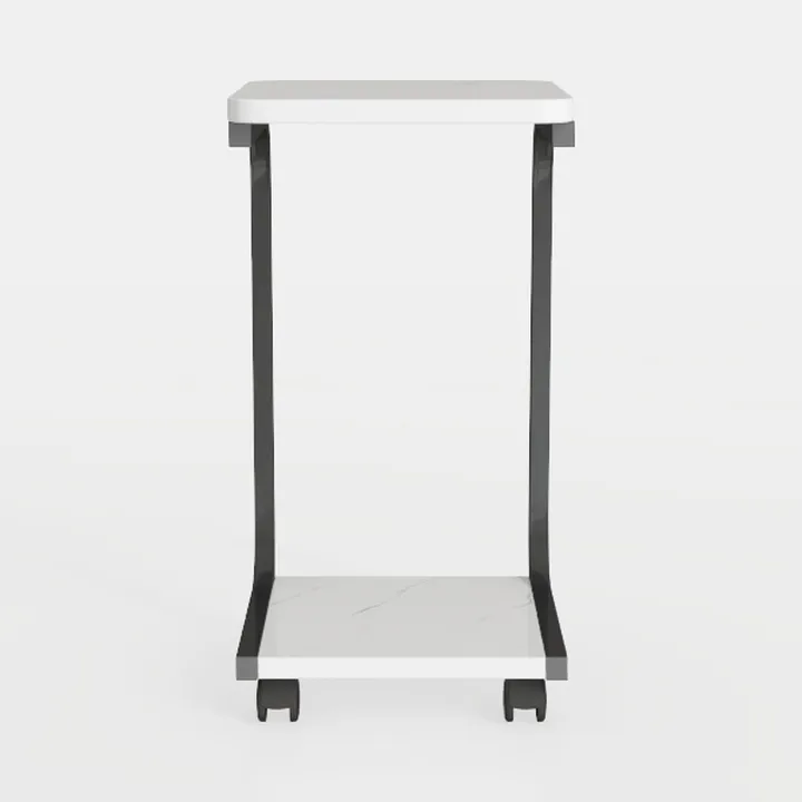 Vantic C Shaped End Table, Small Side Table for