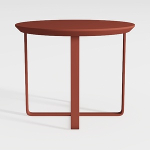 Minimalist Modern Metal Round Side Table 3D Model
