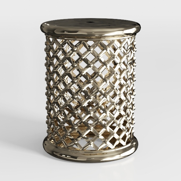 side table-Metallic Home