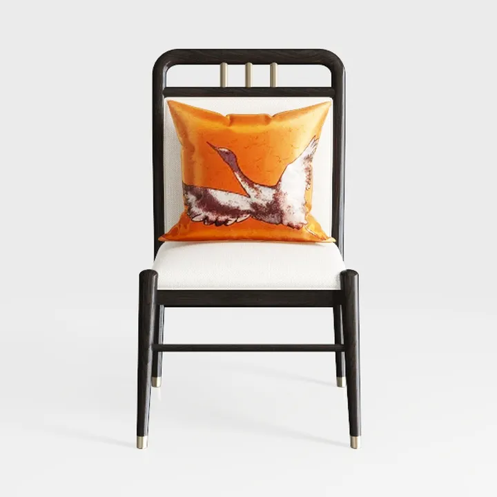 Country Cottage Styled Chair with Wood Seat - 18"
