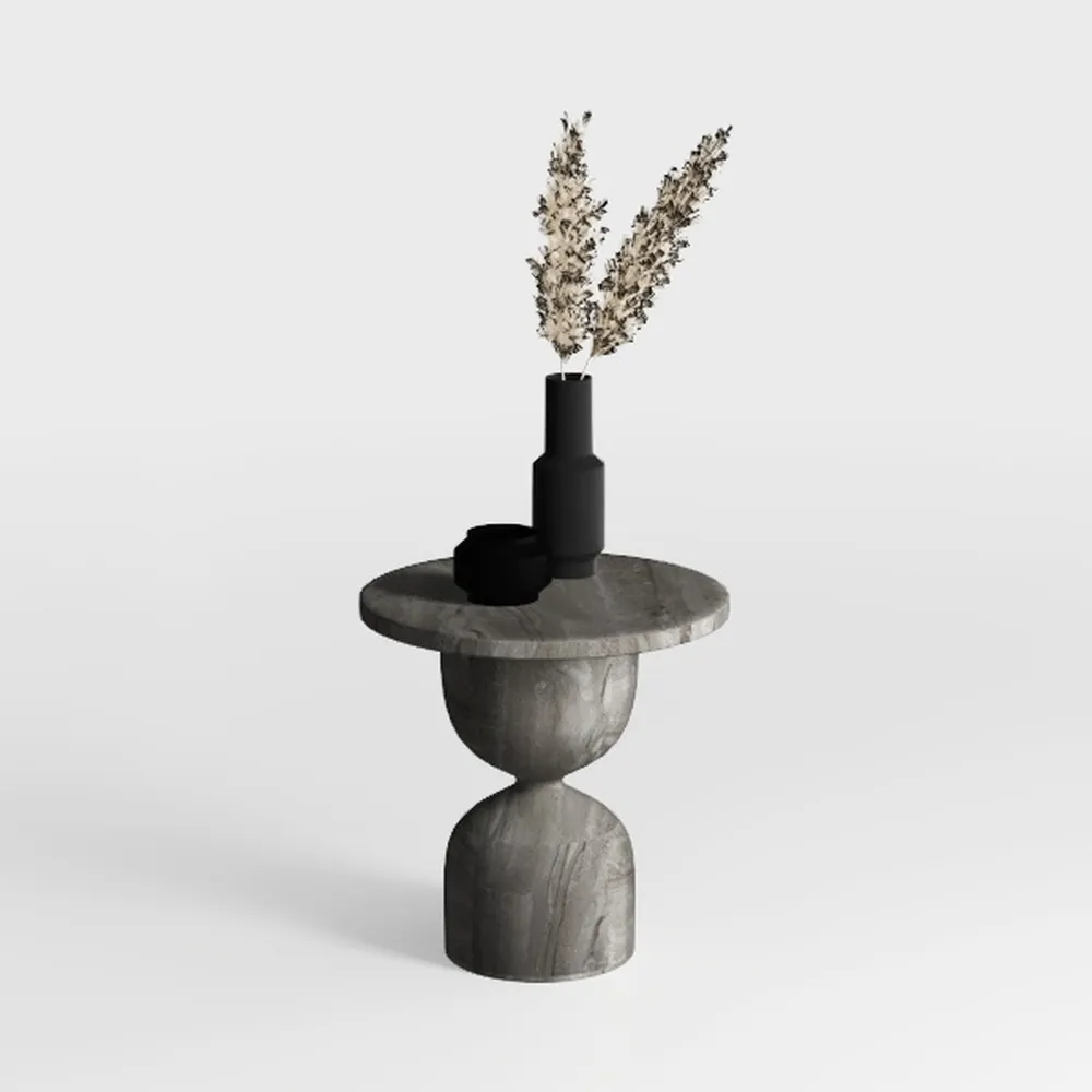 JONATHAN Y MTB1108A Aura 19" Modern Natural Marble