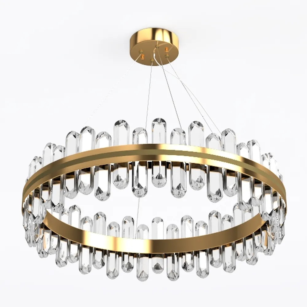 Brass Gold Flush Mount Ceiling Light, 2- Light