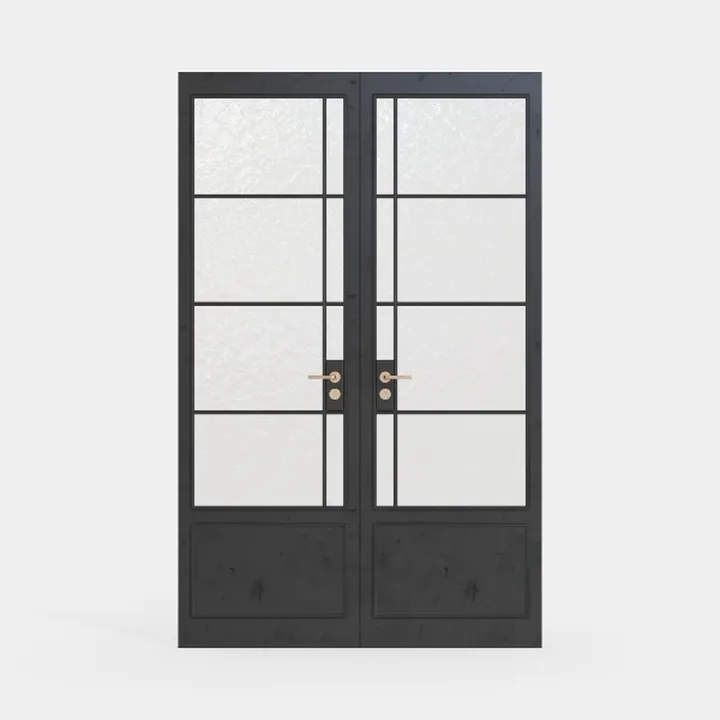SARTODOORS Solid Interior French Double Doors 72 