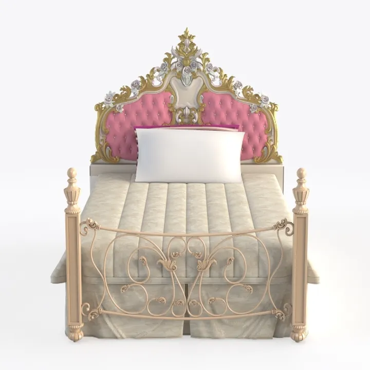 Glory Furniture Lyon G07103A-QB Queen Bed, Silver 
