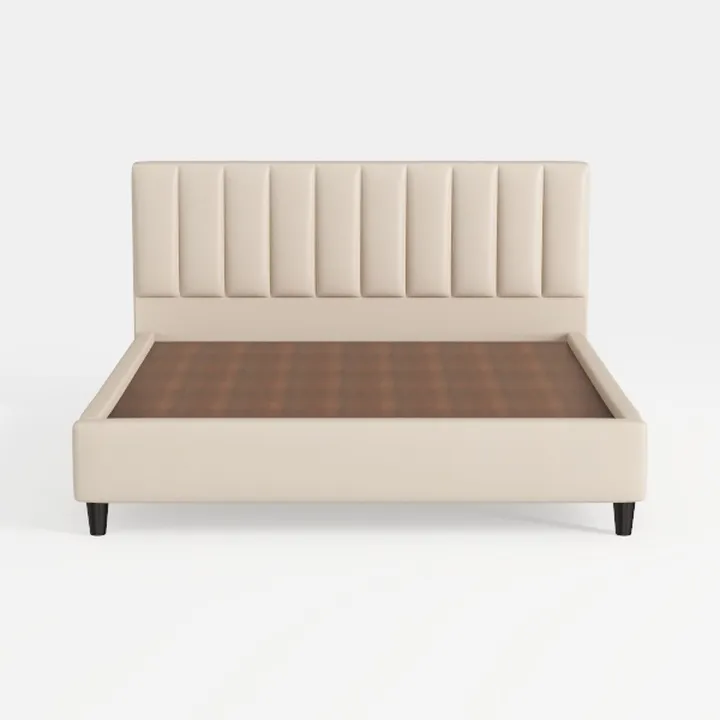 TREATLIFE HOME Tufted Upholstered Platform Bed wit
