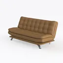Modway Engage Sofa in Top-Grain Leather Living  Left 45 Degree View