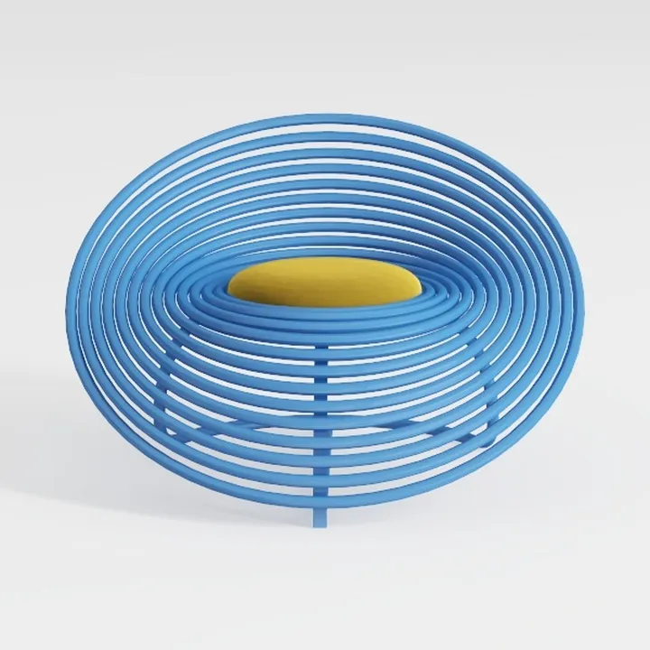 Magis PINA POLTRONCINA BASSA COLORE BLU