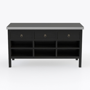 Entryway Console Table with 2 Doors & Storage