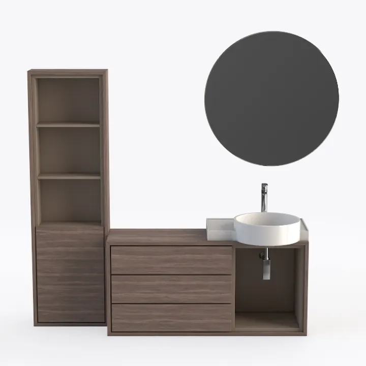 6-Tier Tall Storage Cabinet with Shelves,