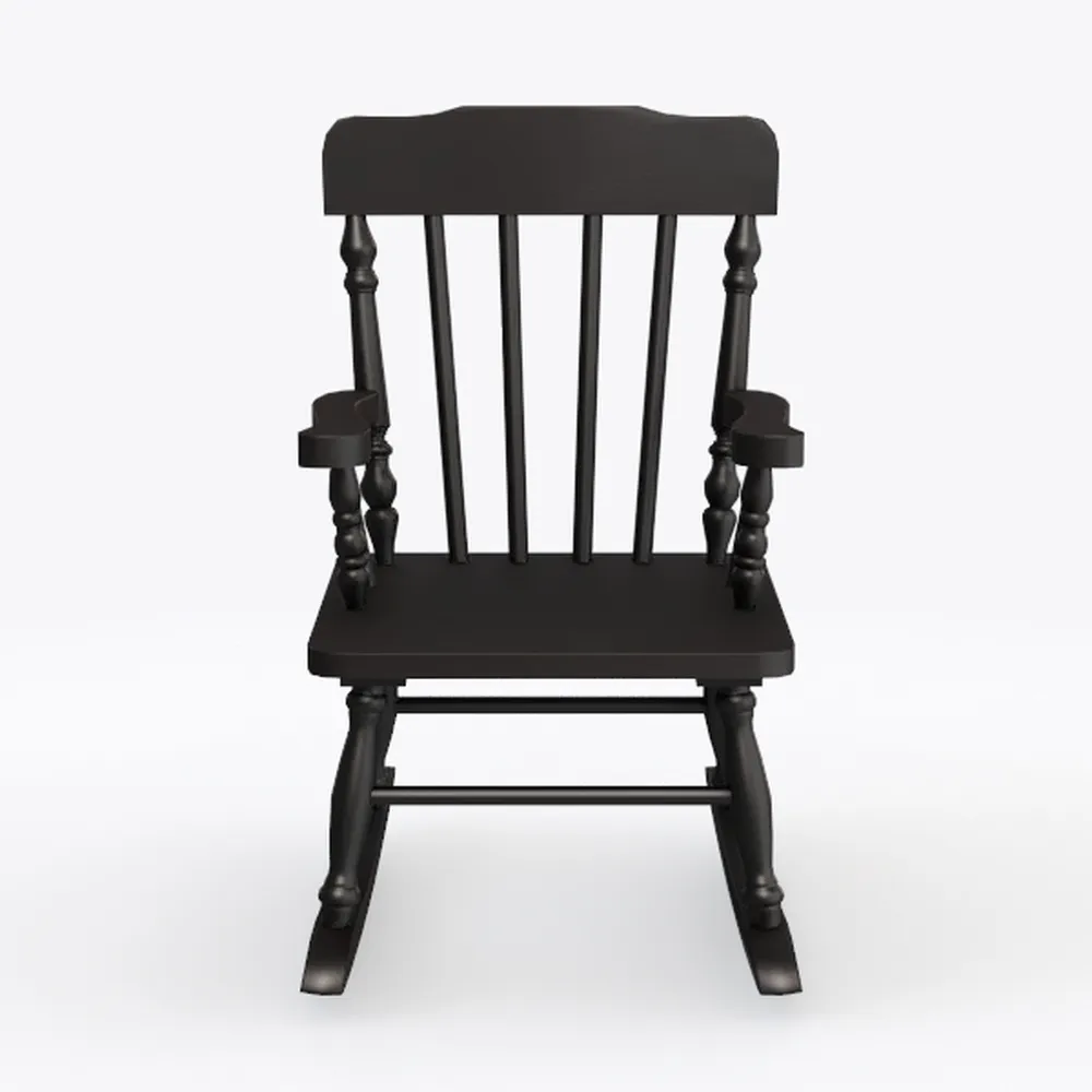 Acme Arlo Wooden Rocking Chair with Spindle Back a