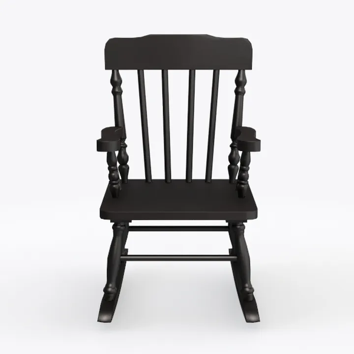 Acme Arlo Wooden Rocking Chair with Spindle Back a