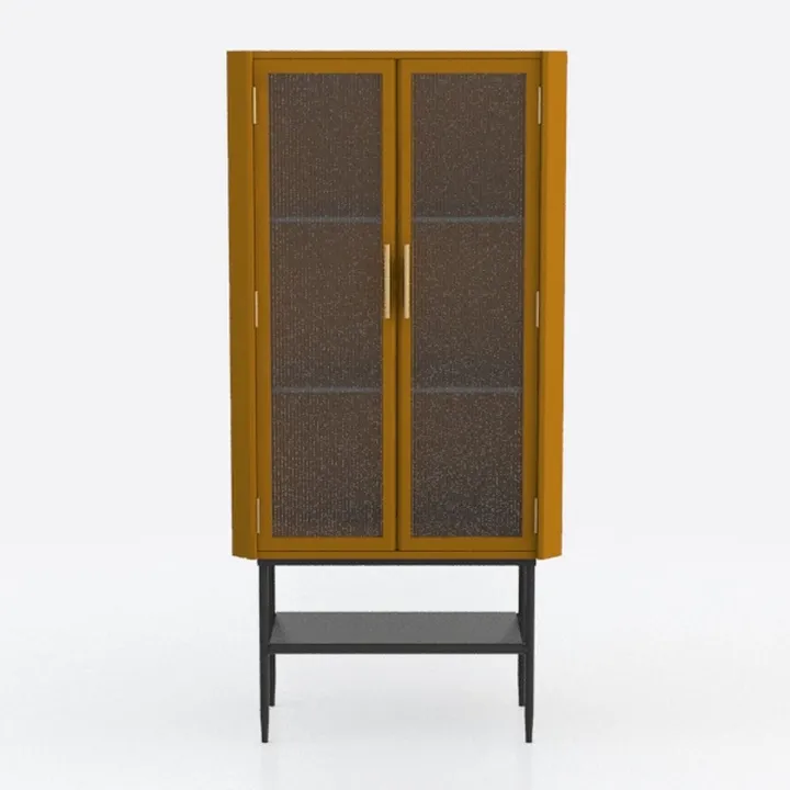 3 Door TV Stand Media Console for Large TV Wide