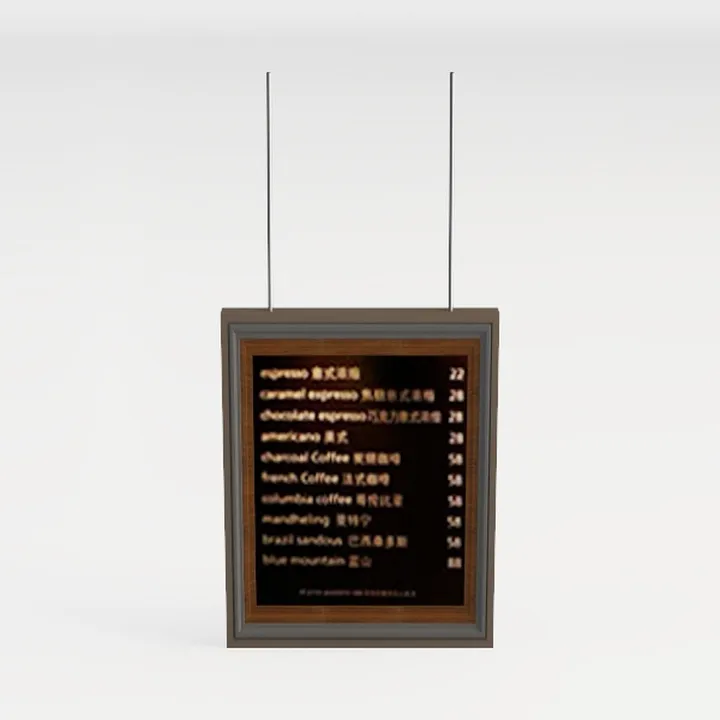 café signboard