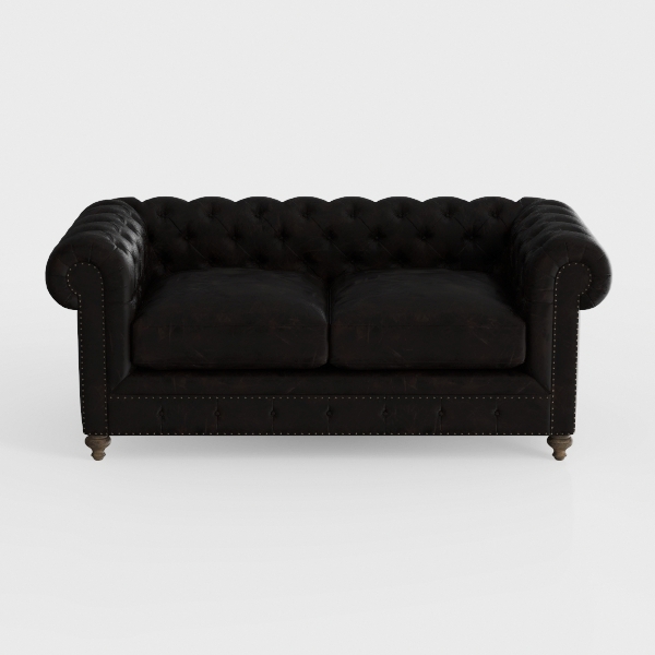 Mid Century Modern Couch,85.5&quot; High-tech Fabric