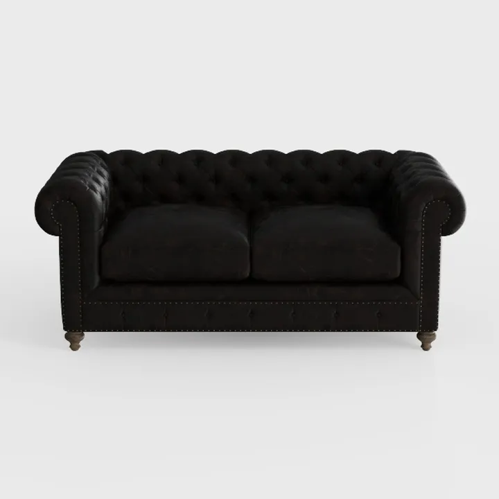 Mid Century Modern Couch,85.5" High-tech Fabric