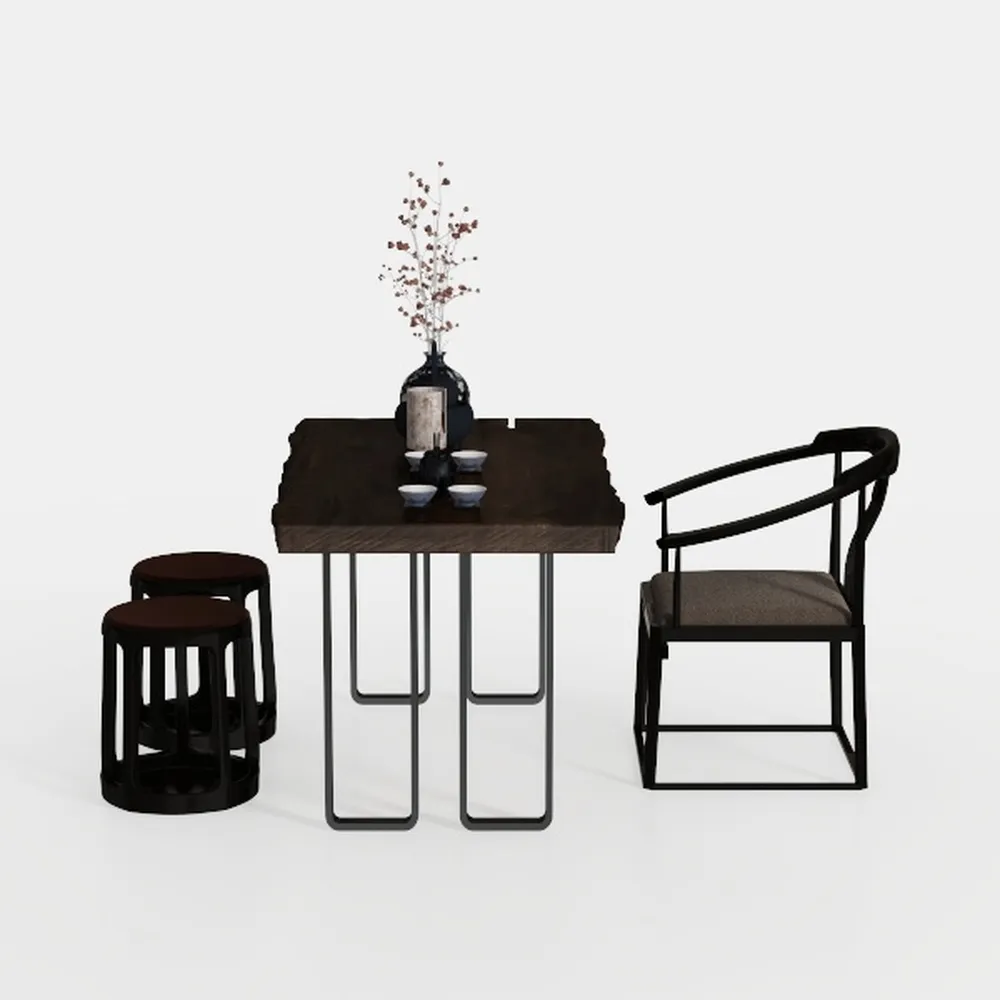 Home Office Chair Solid Wood Tea Chair, Leisure Ar