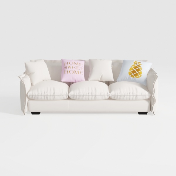 Couches for Living Room, 84" Sofas with Removable