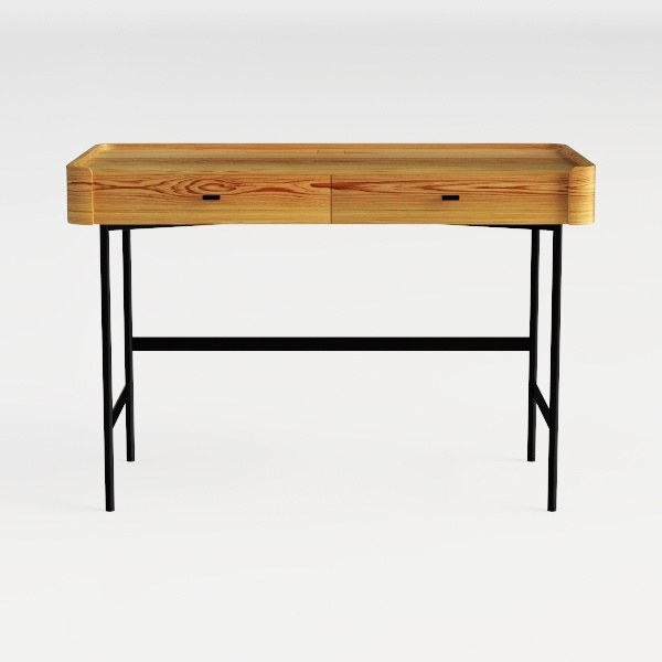 Lufeiya Small Computer Desk with 2 Drawers for