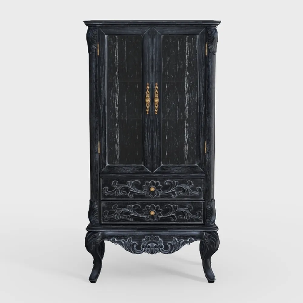 ARTPOWER Accent Cabinet with 2 Doors, Vintage