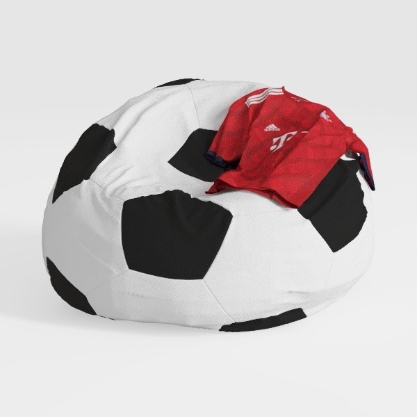 Inflatable Sofa Chair, Air Lounger with Football