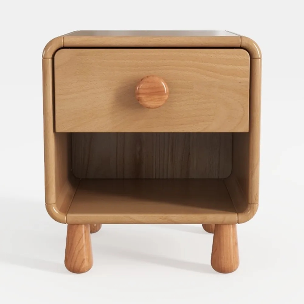 KOHARA Children's Bedside Table, Solid Wood