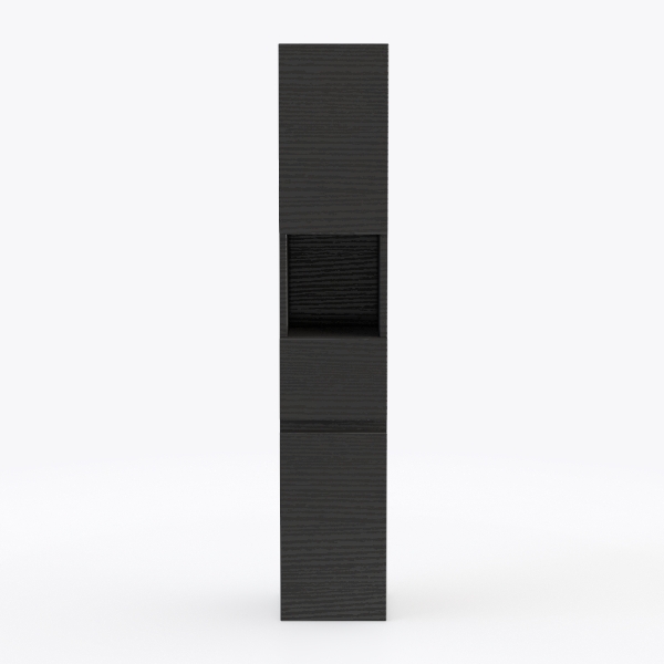 67&quot; H Tall Storage Cabinet with 2 Doors and 1