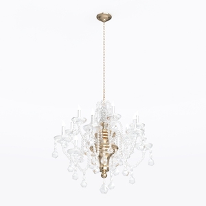 42 Lights Large Crystal Chandeliers for High 