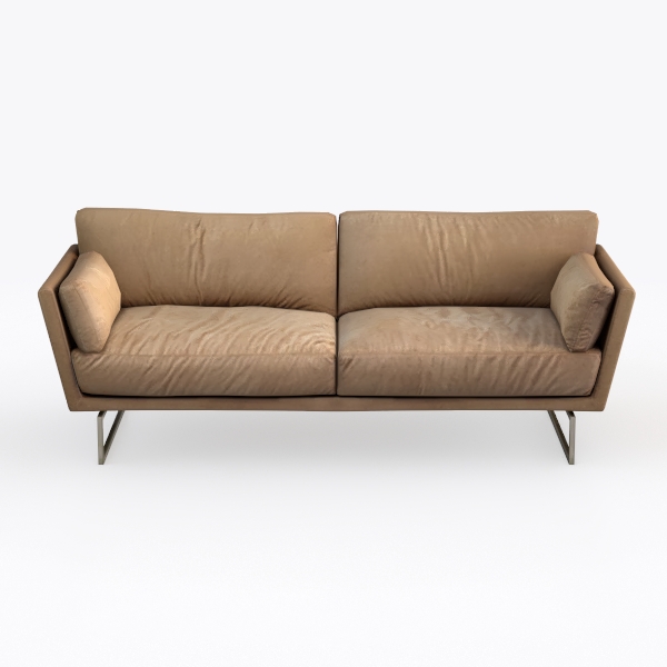 COLAMY 95&quot; Oversized PU Leather Sofa for Living Ro